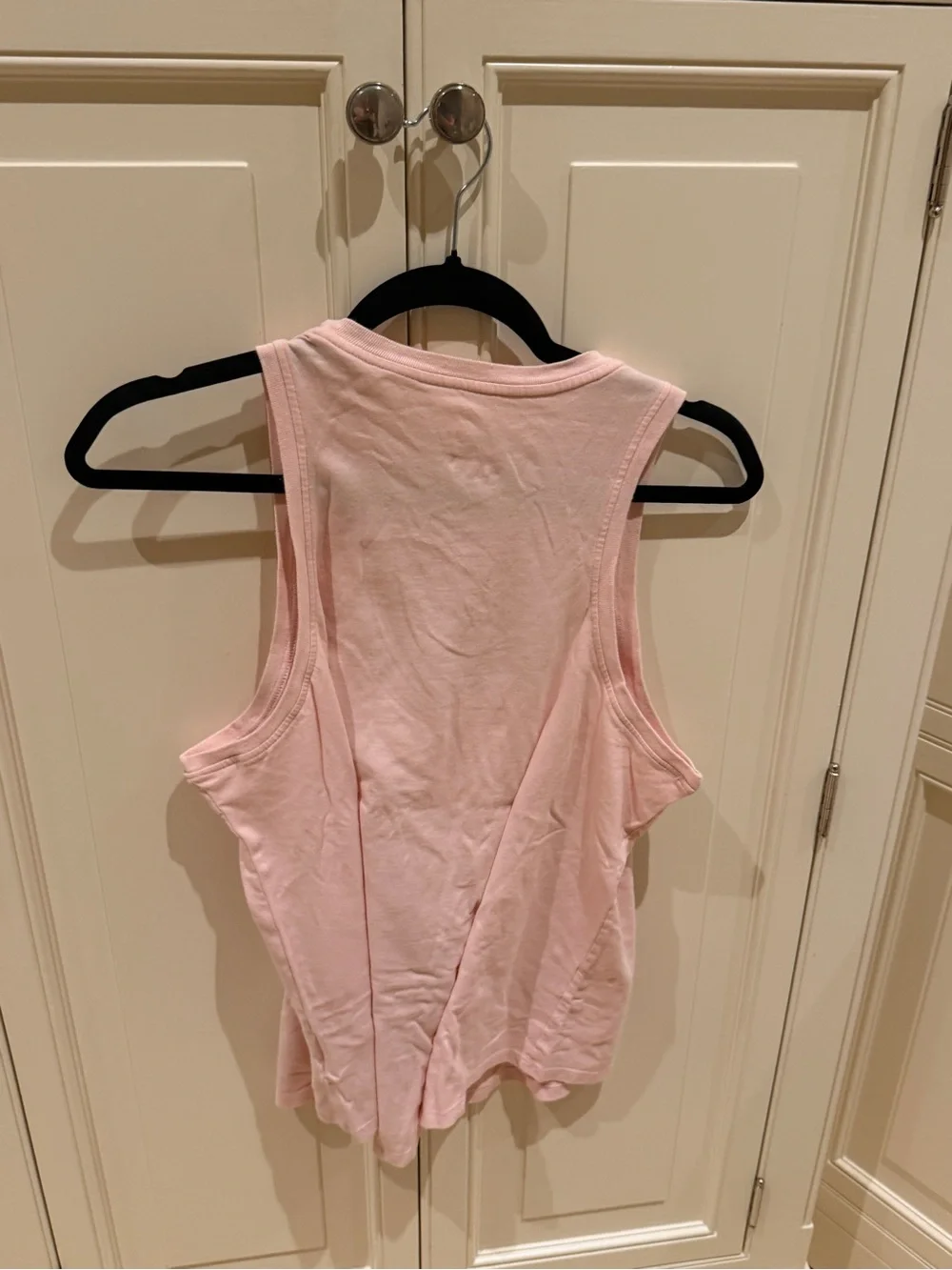Nike Women’s Pink Sleeveless Logo Tank - Orange Swoosh